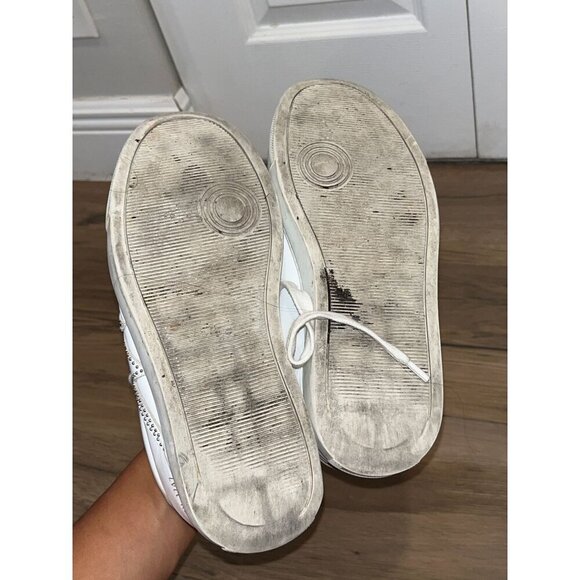 Zadig & Voltaire Amour White Leather Sneakers Womens Size 37 - Picture 9 of 10